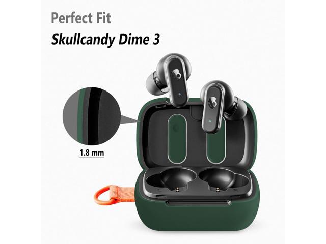 Silicone Case for Dime 3, Protective Cover with Carabiner (Emerald Green)