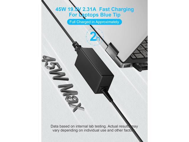 45W Laptop Charger Compatible with X360 15 13 11, Stream 11 13 14, Zbook 14u G4 G5 15u 15 G3, 19.5V 2.31A Adapter for Notebook 15 Model 4.5mm Smart...