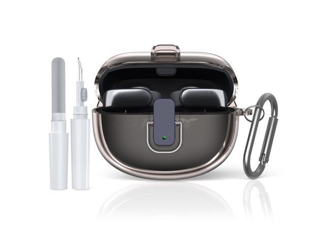 [Secure Lock] for Ultra Open Earbuds Case(2024), Clear TPU Shockproof Protective Cover for Open Ear Wireless Earbuds Accessories with Cleaning Kit...