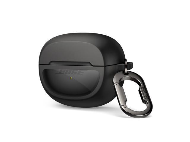 Case Cover for Ultra Open Earbuds(2024), Shockproof Protective Cover for Wireless Ear Earbuds Charging Case Accessories with Carabiner, Black