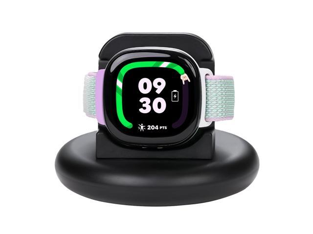 Charger Compatible with Ace LTE, Anti-Slip Charging Stand Dock with 4.4Ft USB Cable Cord for Smartwatch for Kids (Black)