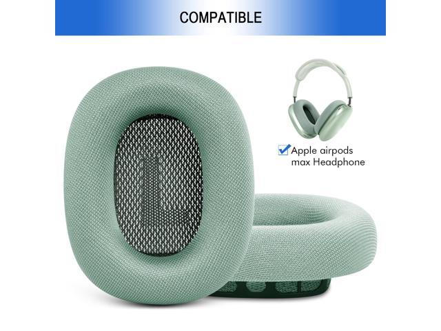 Cushions for Headphones - Mesh Fabric Ear Cups Cover Replacement - Upgraded Cushion for Headphones (Green)