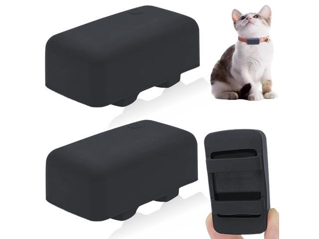 Holder Compatible for mini Tracker, Accessories Cover tag Anti-Scratch, Secure Sturdy GPS Finder Case for Dog Pet Collar (Black, 2 Pack)