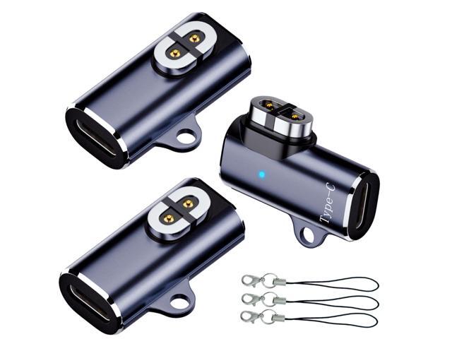 Headphone Charger Adapter 3-Pack USB C Charging Adapter to Magnetic Converter Compatible with Aeropex, OpenRun Pro/Air/Mini, OpenComm 2/UC