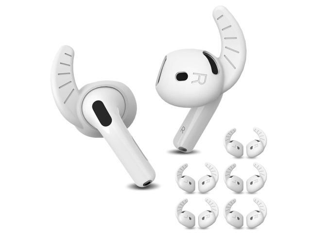 5 Pairs for Ear Hooks Cover, Sport Anti Slip Ear Tips Cover Soft Silicone Accessories Compatible with 4th Generation [NOT Fit in Case] - White