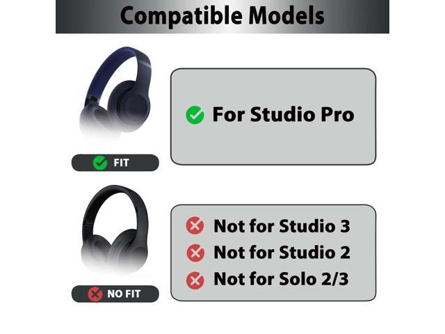 Sweat Ear Covers for Studio Pro Headphones, Silicone Headphone Case Covers for Accessories, Washable & Sweat Proof Ear Pads Cover - Blue