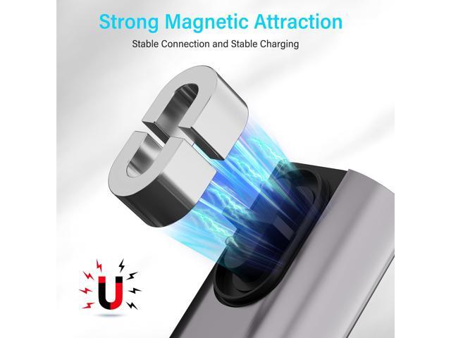 Charger Adapter 4 Pack Replacement for Headphones, USB C Magnetic Charger Straight Converter, Compatible with Aeropex, OpenRun Pro/Air/Mini,...