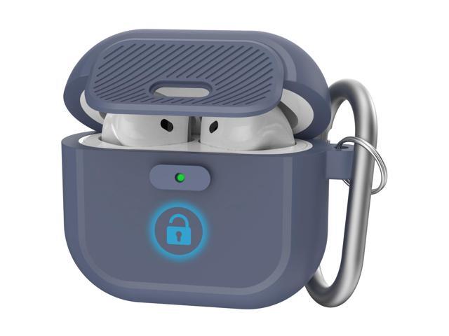 AirPods 4 Case - [with Lock] 2024 Silicone Case for AirPods 4 Generation with Active Noise Cancellation, Secure Lock Case Cover for 4 Gen for...