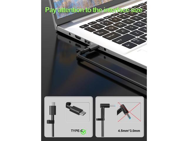 65W USB C Charger Compatible with Pro 13 14 16 12 13 9315 7390 7306 5620 5310 3100 3110 5410 5330 5420 5440 5450 7410 7400 Laptop