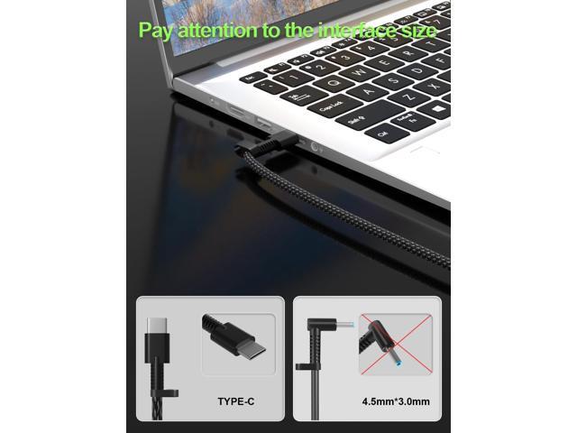 Slim 65W USB-C Charger Compatible with Laptop Travel Fast Charging Adapter
