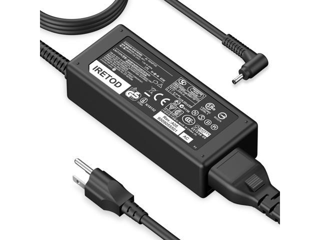 65W Laptop Charger Compatible with Chromebook 11 13 14 15 R11, Swift 3, Aspire/Spin 1 3 5, 19V 3.42A AC Adapter Power Cord (3.0 * 1.1MM)