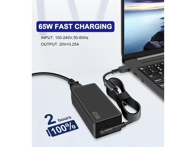 65W Laptop Charger Compatible with Thinkpad T470 T470S T460 T460S T450 T440 T440S T440P T560 T540P E440 E450 E540 E550 E560 G50 Z50 Yoga 370 460...