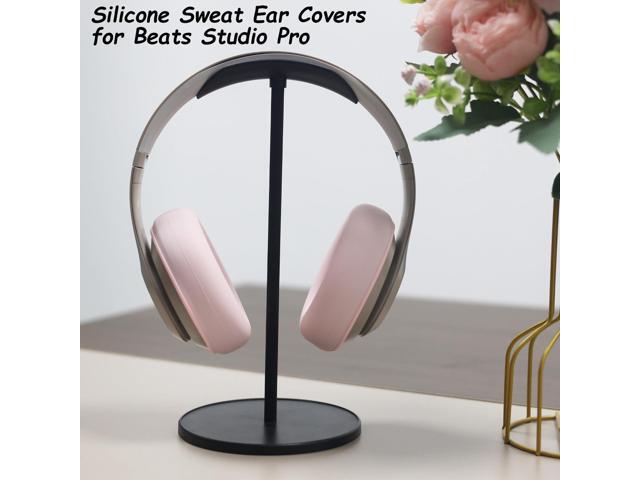 Sweat Ear Covers for Studio Pro Headphones, Silicone Headphone Case Covers for Studio Pro Accessories, Washable & Sweat Proof Ear Pads Cover - Pink