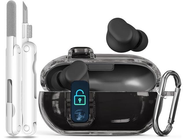 Lock Case for Solo Buds 2024, with 3-in-1 Cleaner & Keychain, Soft TPU Cases Cover Compatibility with Wireless Bluetooth Earbuds, Full Protection...
