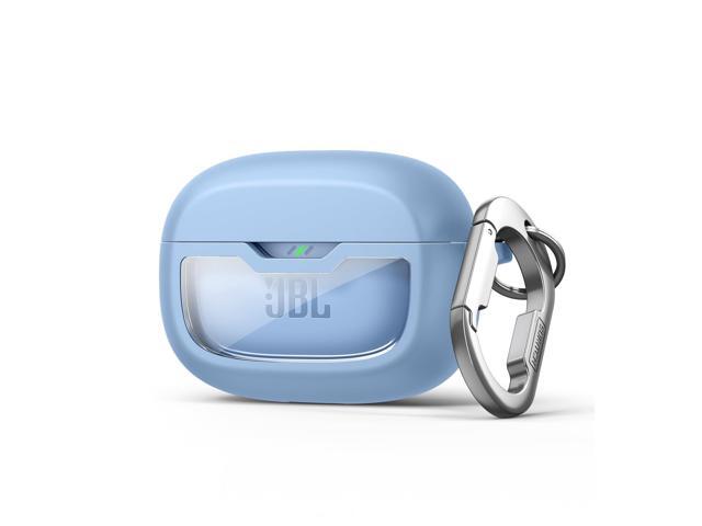 Case Cover for Vibe Beam/Vibe Beam 2/Vibe 200TWS Earbuds, Shockproof Magnetic Protective Headphone Cover, Rugged Bumper Case with Carabiner &...