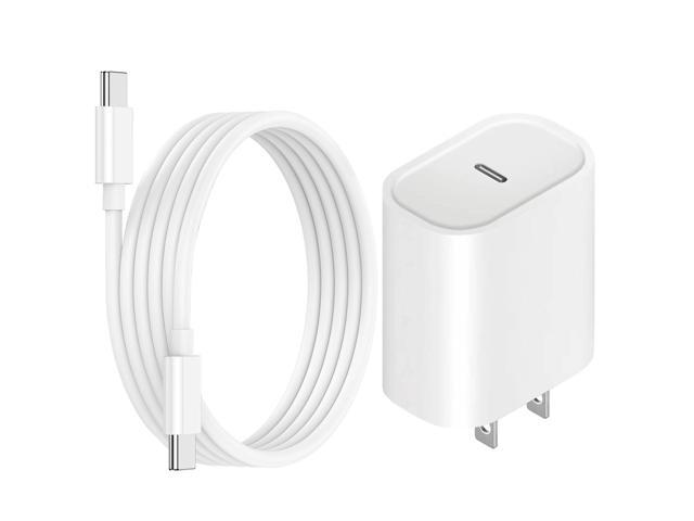 Fast Charger for Airpods 4 Gen, AirPods Pro 2nd/3rd Gen, AirPods Max 2024, iPhone 15 16 17, iPad, iPad Pro - 6.6ft USB-C Cord, 20W PD Power Adapter