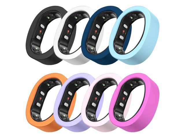 8 Pack Silicone Cover, Anti-Scratch Shockproof Elastic Ring Protector, Working Out Accessories Men Women (S(6/7/8))