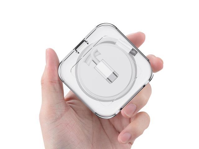 Charger Cable Case Compatible for iPhone/iPad Original Charger Cable, USB-A/C to C/Lightning Cord Organizer Cover Wired Manager Holder Wrap Winder...