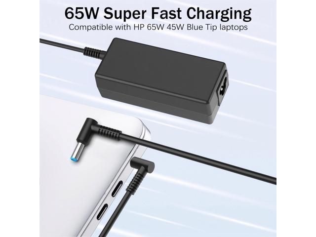 Laptop Charger 65W 45W Computer Charger Smart Blue Tip Power Adapter