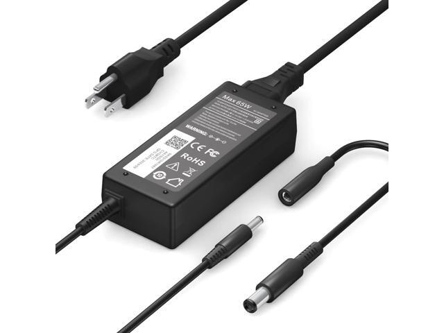 65W laptop charger, AC Adapter Compatible With 11 13 15 17 charger 11-3000 13-7000 15-7000 15-5000 17-7000 17-5000 17-3000 3452 5570 With 2 Tips...