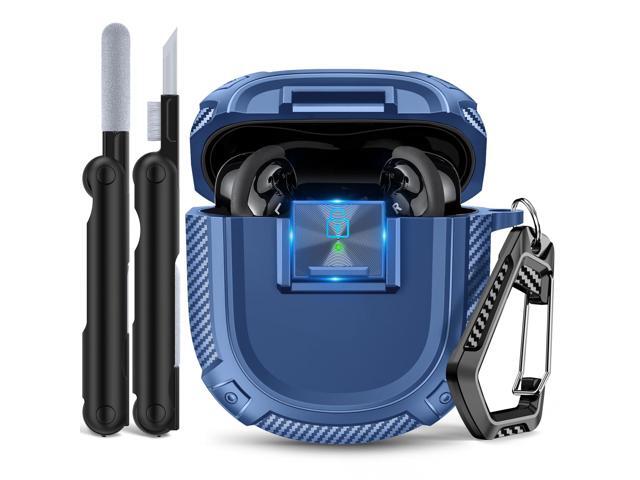 Lock Case for Quietcomfort Ultra (2023) / QC II (2022) Case Cover with Lock Clip & Cleaner Kit Pen, Impact Resistant Hard Shell Headphone Case with...