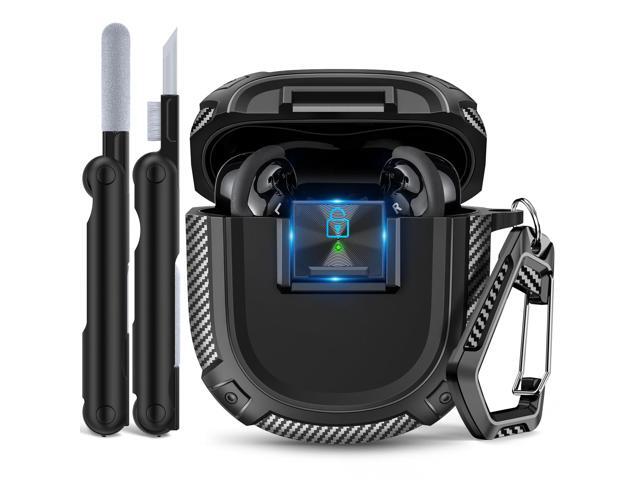 Lock Case for Quietcomfort Ultra (2023) / QC II (2022) Case Cover with Lock Clip & Cleaner Kit Pen, Impact Resistant Hard Shell Headphone Case with...