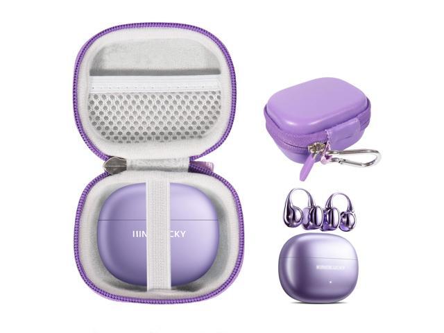 Case for King Lucky i121 Clip on Earbuds Open Ear 5.4 Headphones (Purple)