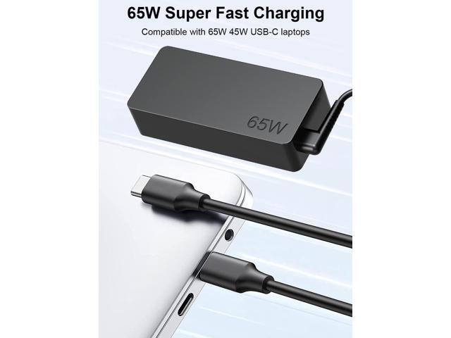 Replacement 65W USB C Charger, fit for Thinkpad/Yoga/Chromebook Laptop, T480 T480S C930 C940 100e 300e 500e ADLX65YDC2A ADLX65YLC3D 4X20M26268, 65W...