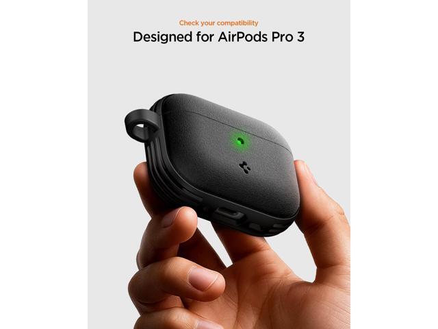 Case, Vault Compatible with AirPods Pro 3rd Generation Case (2025), Secure Lock Magnets Embedded - Matte Black