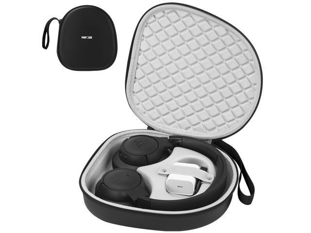 Portable Headphone Case, Hard EVA Carrying Case for Wireless Over Headphone with Pocket for Cable