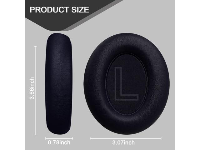 Replacement Ear Pads for Headphones, Replacement Earpads Ear Cushions Ear Cups Cover Repair Parts (Midnight Blue)