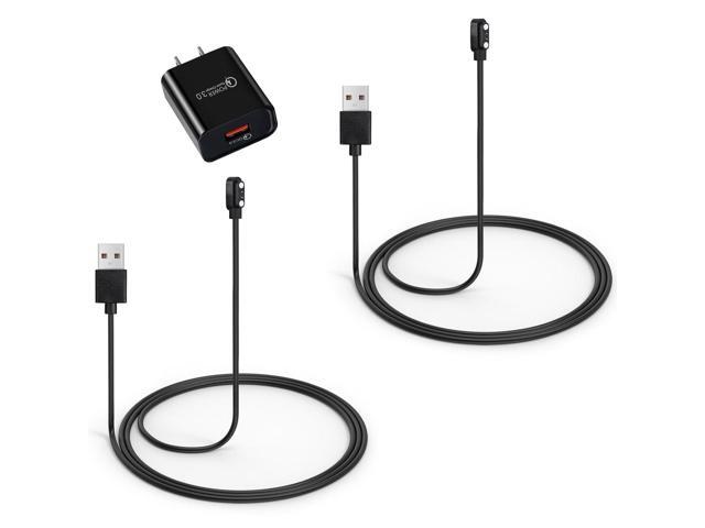 2-Pack Dog Bark Collar Charger, Magnetic USB Charging Cable with Power Adapter