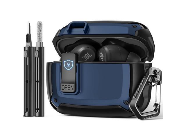 for Vibe Beam Case (2023)/ for Vibe 200TWS (2022) with Lock Clip & Cleaning Kit, Shockproof Protective Headphone Cover