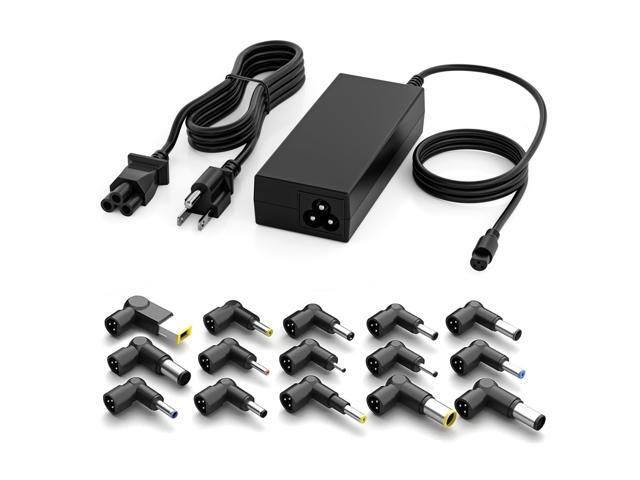 90W Universal Laptop Charger AC Adapter Replacement for Notebook Ultrabook Chromebook Power Supply Cord with 15 Tips