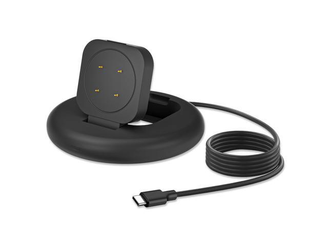 Charging Stand Compatible with Smartwatch for Kids, Portable & Foldable Magnetic Charger with 3.3 Feet Charging Cord (Black)