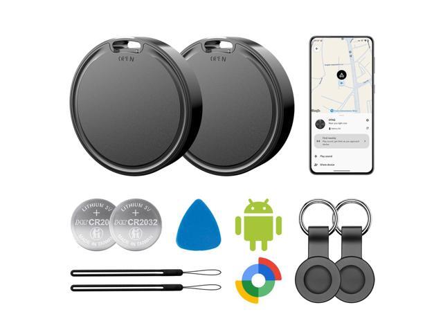 Tags for Android, 2 Pack Android, Tracker Tags with 2 Case, 2 Year Battery Life, Find Trackers for Find Hub App, IP65 Waterproof Luggage Tracker...
