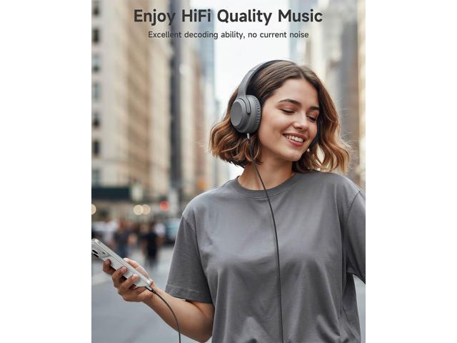 Audio Cable [10FT], Type C to 3.5mm Aux Cord Hi-Fi DAC Headphone Jack Adapter Dongle Compatible with smartphones, tablets, cars, headphones,...