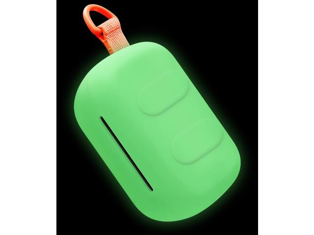 Silicone Case for Dime 3, Protective Cover with Carabiner (Luminous Green)