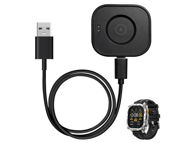 USB Charger Compatible for Smartwatch - Fast Charging Speed, Sleek Design, Reliable Functionality (Edge)