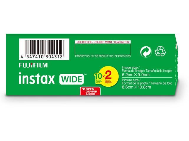 Instax Wide Film Twin Pack (White)