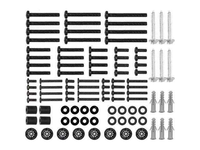 Universal TV Installation Hardware Kit Includes M4 M5 M6 M8 TV Sets Screws and Spacers for Most TVs Up to 80'/204cm