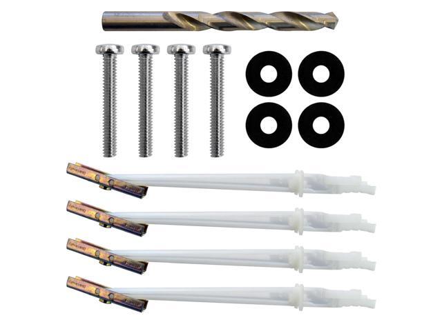 Steel Stud TV Mounting Kit for Fixed & Tilt Mounts Securely Mount TVs up to 175 lbs on Metal Stud Walls Includes UL-Rated Snaptoggle Anchors,...