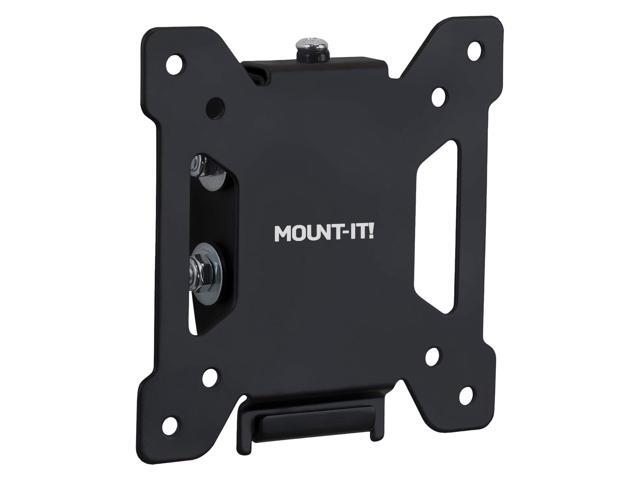 Tilting TV Wall Mount Bracket for Small TV and Computer Monitors, Low-Profile Design with Quick Release Function, Fits 24, 27, 30 and 32 Inch...