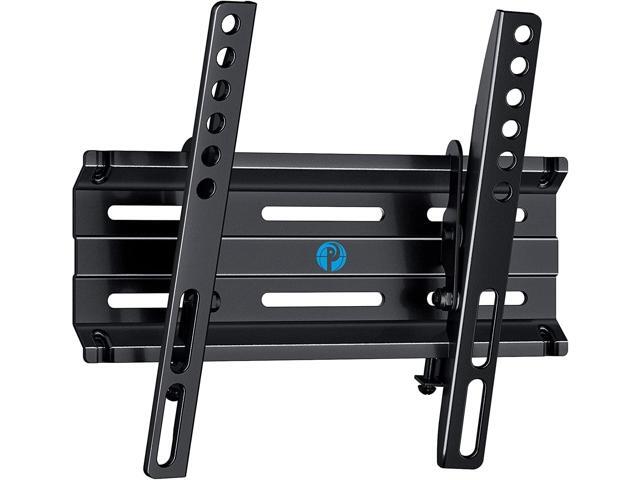 Tilting TV Wall Mount Bracket Low Profile for 13-42 Inch Flat Screen TVs & Monitors, Universal Tilt TV Monitor Mount Fits 8' Wood Studs VESA 200x200mm