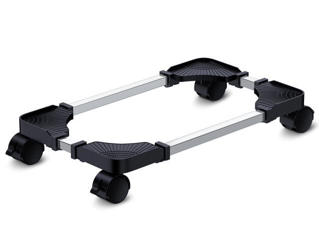 Adjustable PC Stand for Most Desktop Towers - Elevate and Organize Your Desktop - Mobile CPU Holder Cart Riser Printer