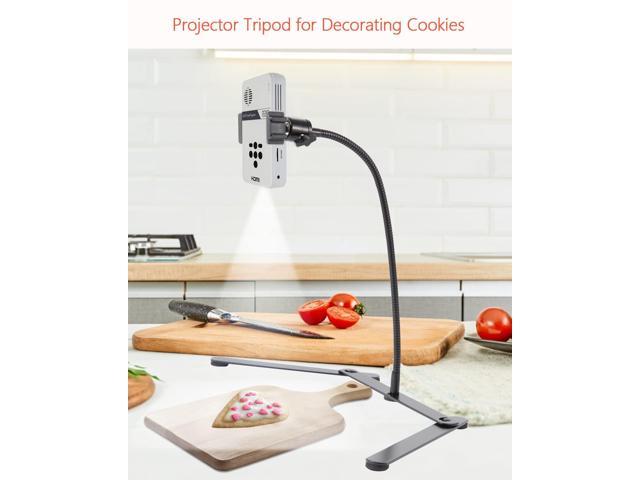 Adjustable Phone Tripod, Overhead Phone Mount, Tabletop Tripod for Cookie Decorating and Teaching Online Live Streaming and Showing Drawing...