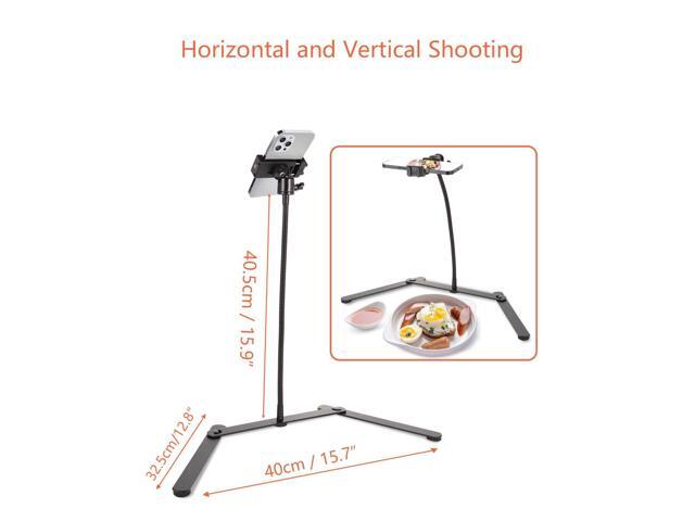 Adjustable Phone Tripod, Overhead Phone Mount, Tabletop Tripod for Cookie Decorating and Teaching Online Live Streaming and Showing Drawing...
