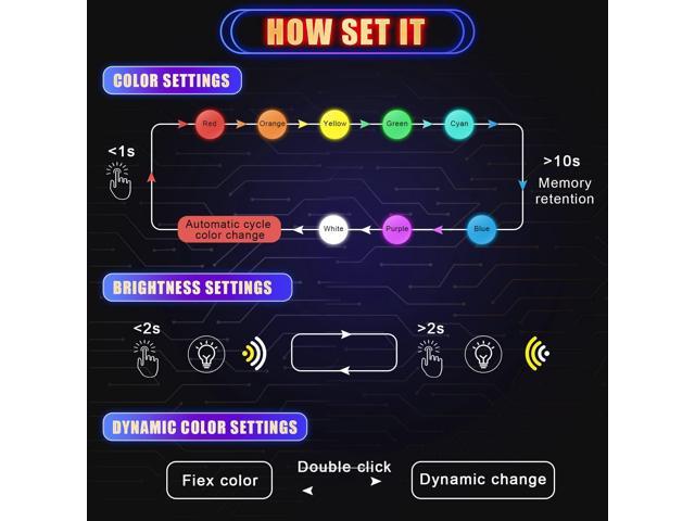 4 Pieces Mini USB LED Light, Car LED Interior Lighting 5v Smart USB Atmosphere Light, Laptop Keyboard Office Decoration Night Lamp, Adjustable...