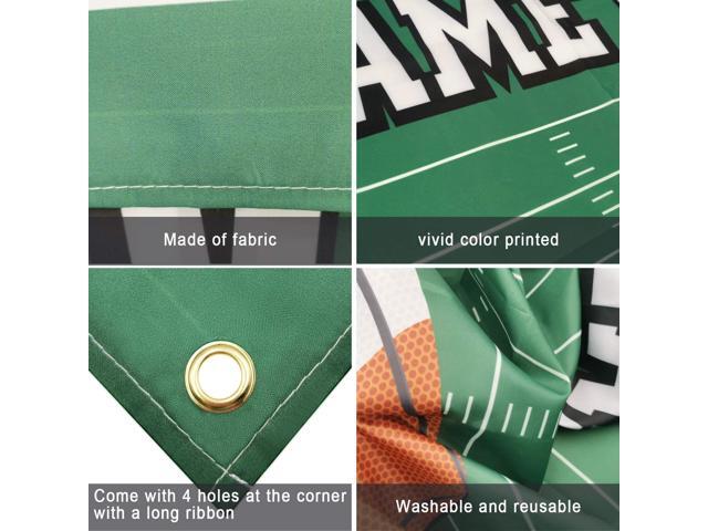 Field Backdrop Banner Decorations Large Background for Sport Themed Birthday Party Wall Door Sign Decor