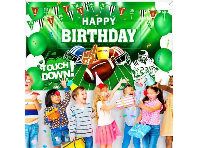 Birthday Party Decorations Super Game Backdrop Banner Bowl Theme Birthday Party Supplies Touchdown Banner Decor